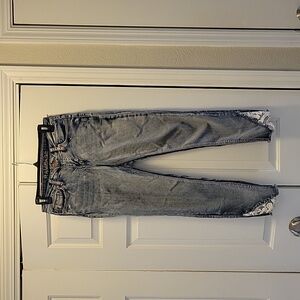 Rampage jeans with lace detail on bottom size 7